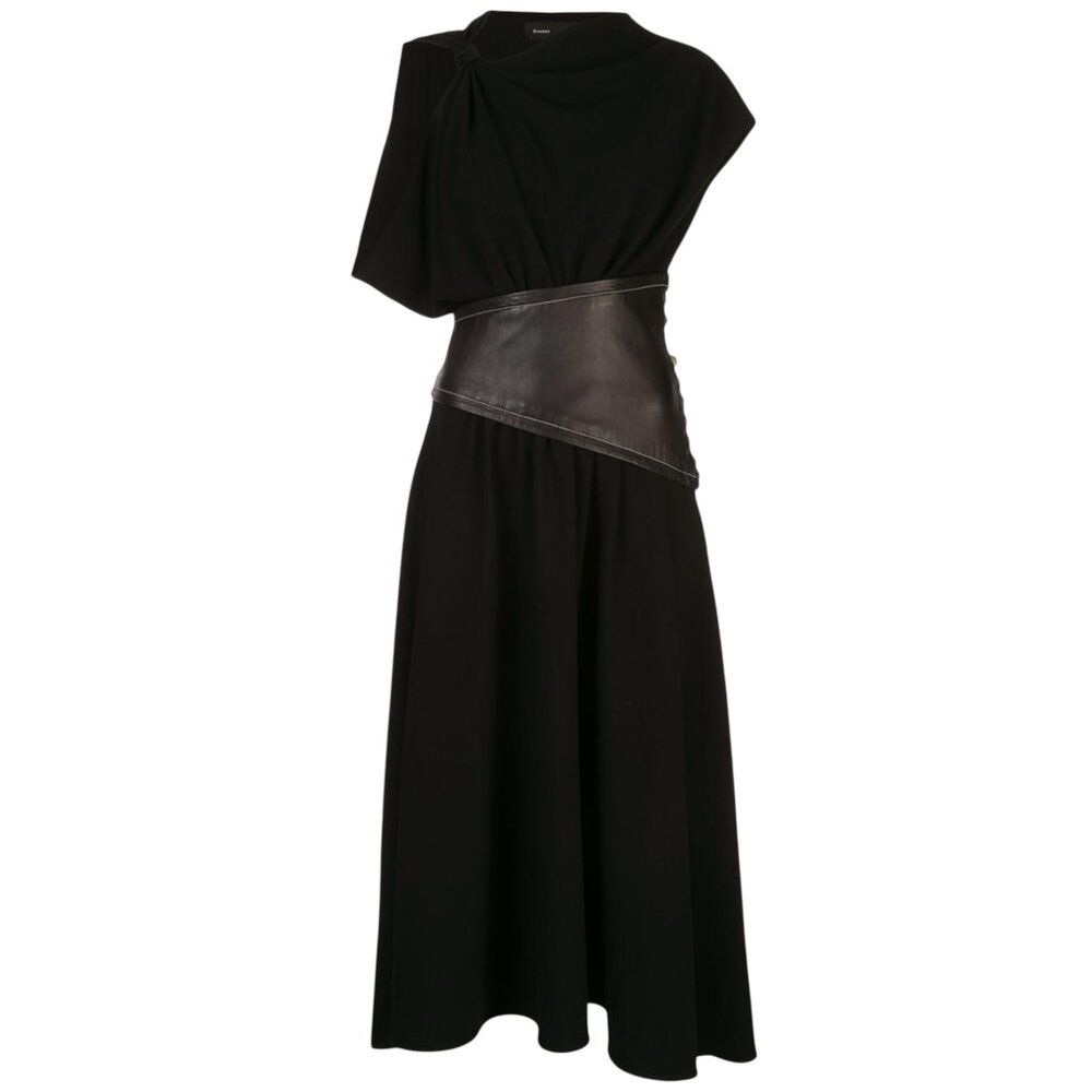 PROENZA SCHOULER CREPE ASYMMETRICAL DRESS SIZE 8 NEW - Picture 10 of 13